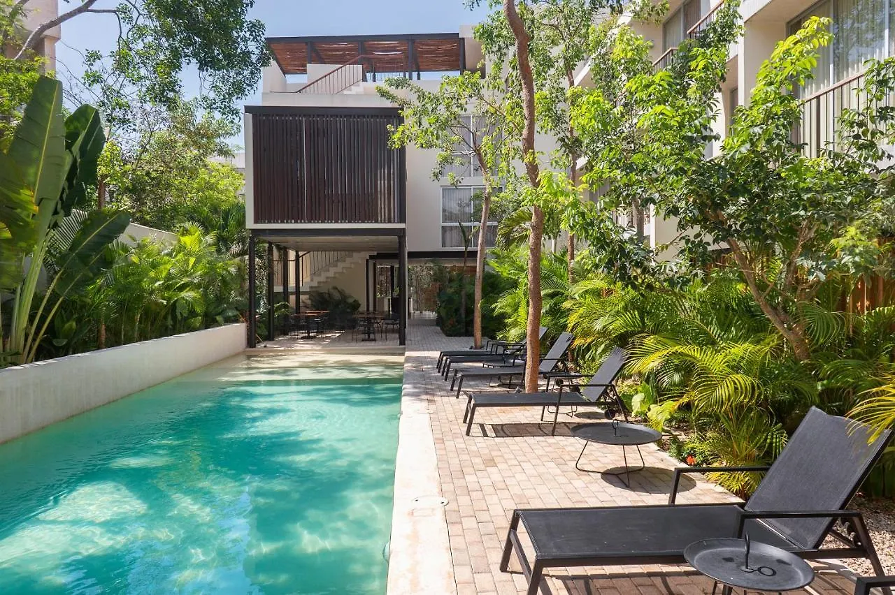 Stylish Condo For 4 Rooftop & Pool Access Tulum Hotel