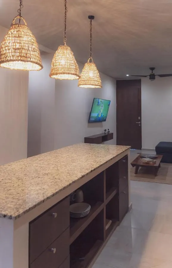Stylish Condo For 4 Rooftop & Pool Access Tulum Hotel